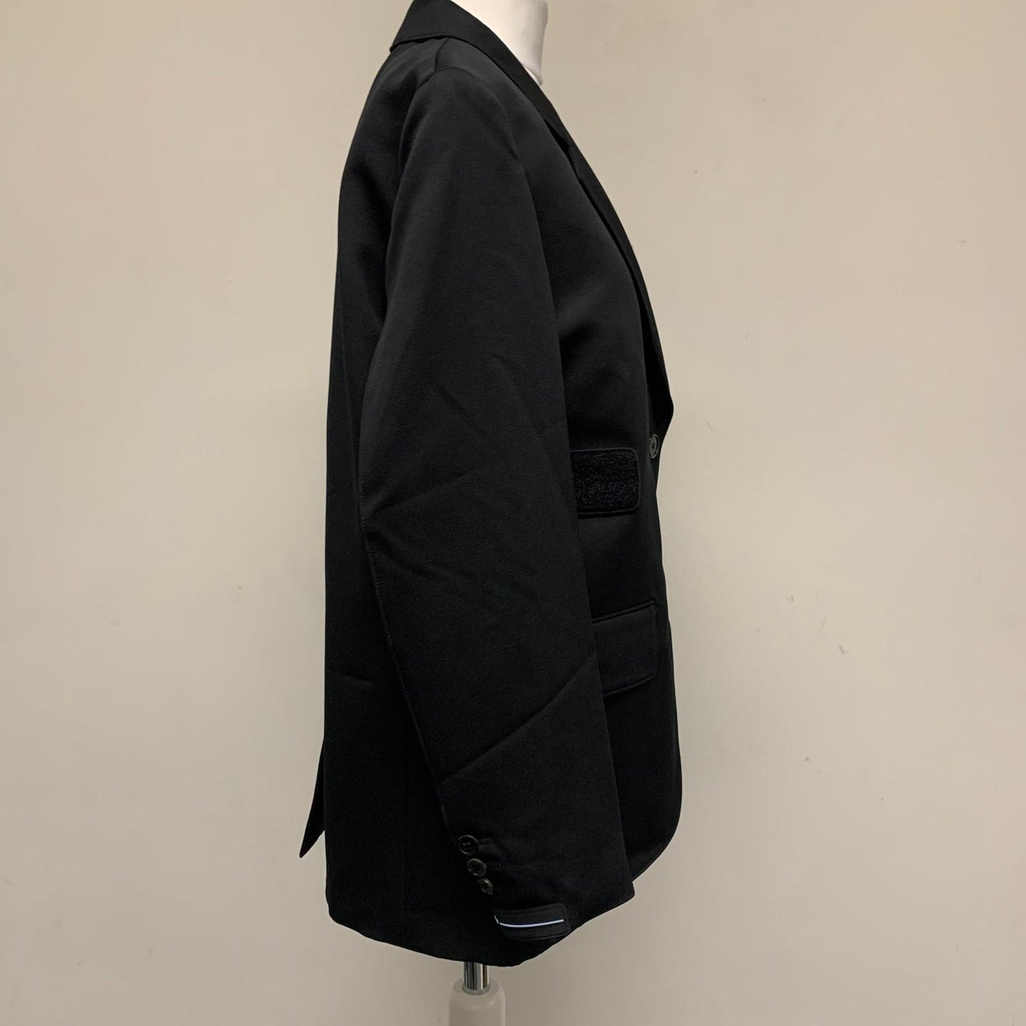 PRADA Black Ladies Long Sleeve Collared Basic Jacket Jacket Size UK 8 NEW