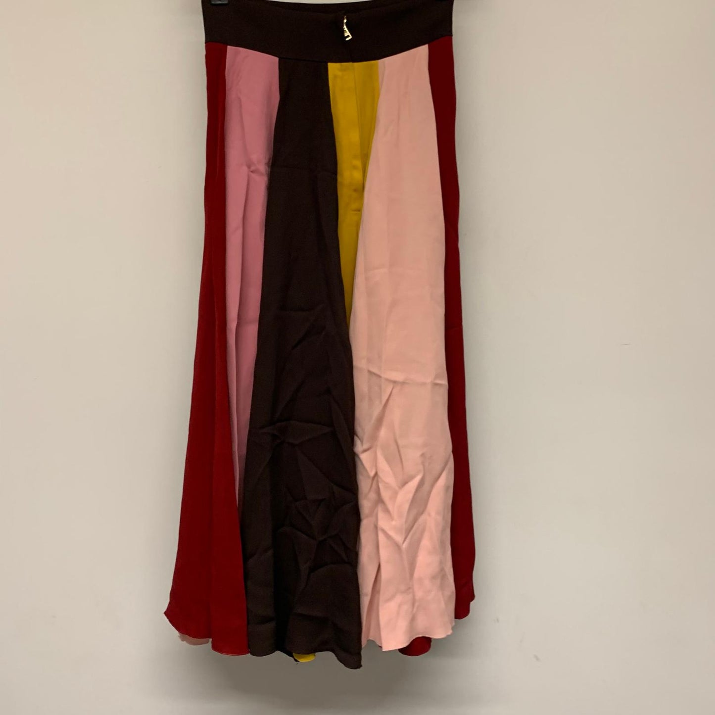 DOLCE & GABBANA Pink Brown Block Colour Stripe Ladies A-Line Skirt UK 6 NEW