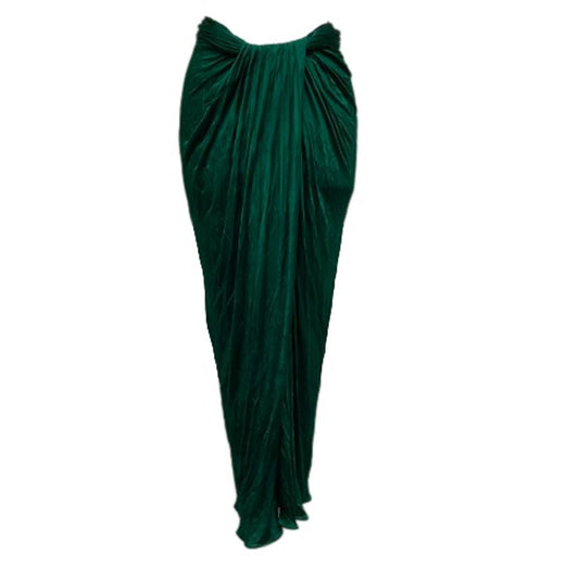 DOLCE & GABBANA Green Emerald Ladies Boho Peasant Skirt Size UK 10 NEW