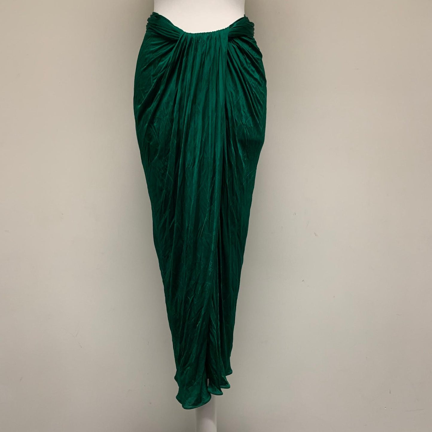 DOLCE & GABBANA Green Emerald Ladies Boho Peasant Skirt Size UK 10 NEW