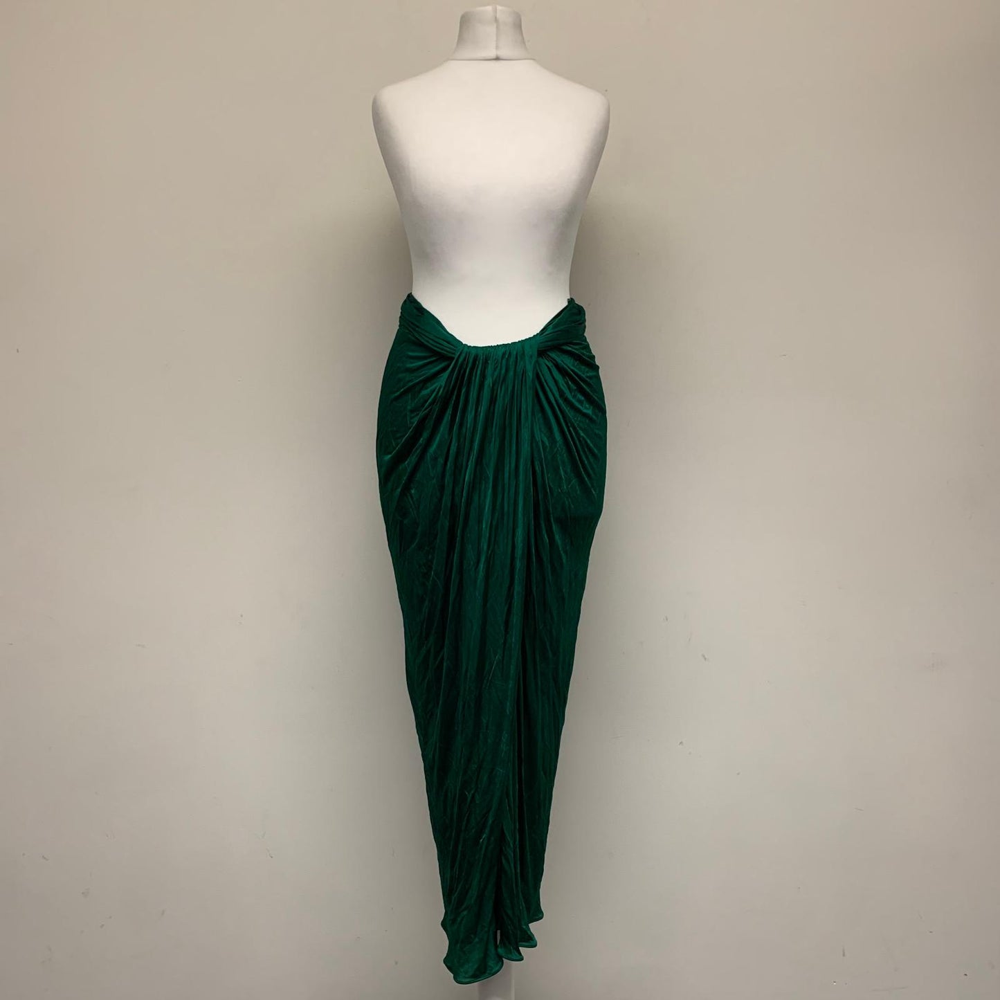 DOLCE & GABBANA Green Emerald Ladies Boho Peasant Skirt Size UK 10 NEW