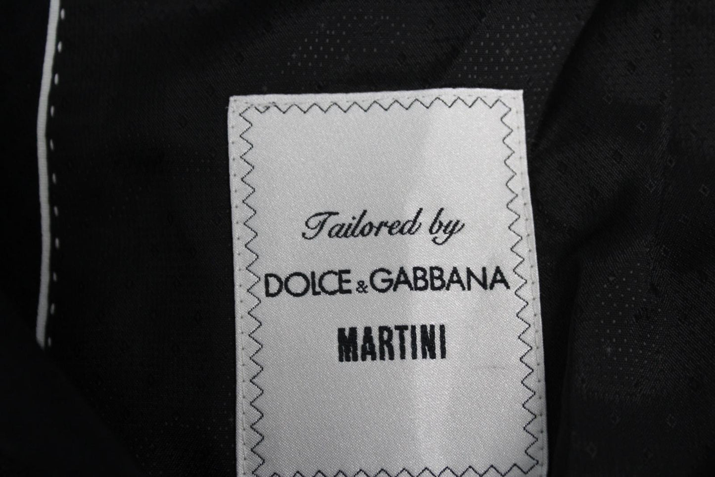 DOLCE & GABBANA Men's Black Wool Silk Cashmere Blend Martini Suit IT48/M NEW