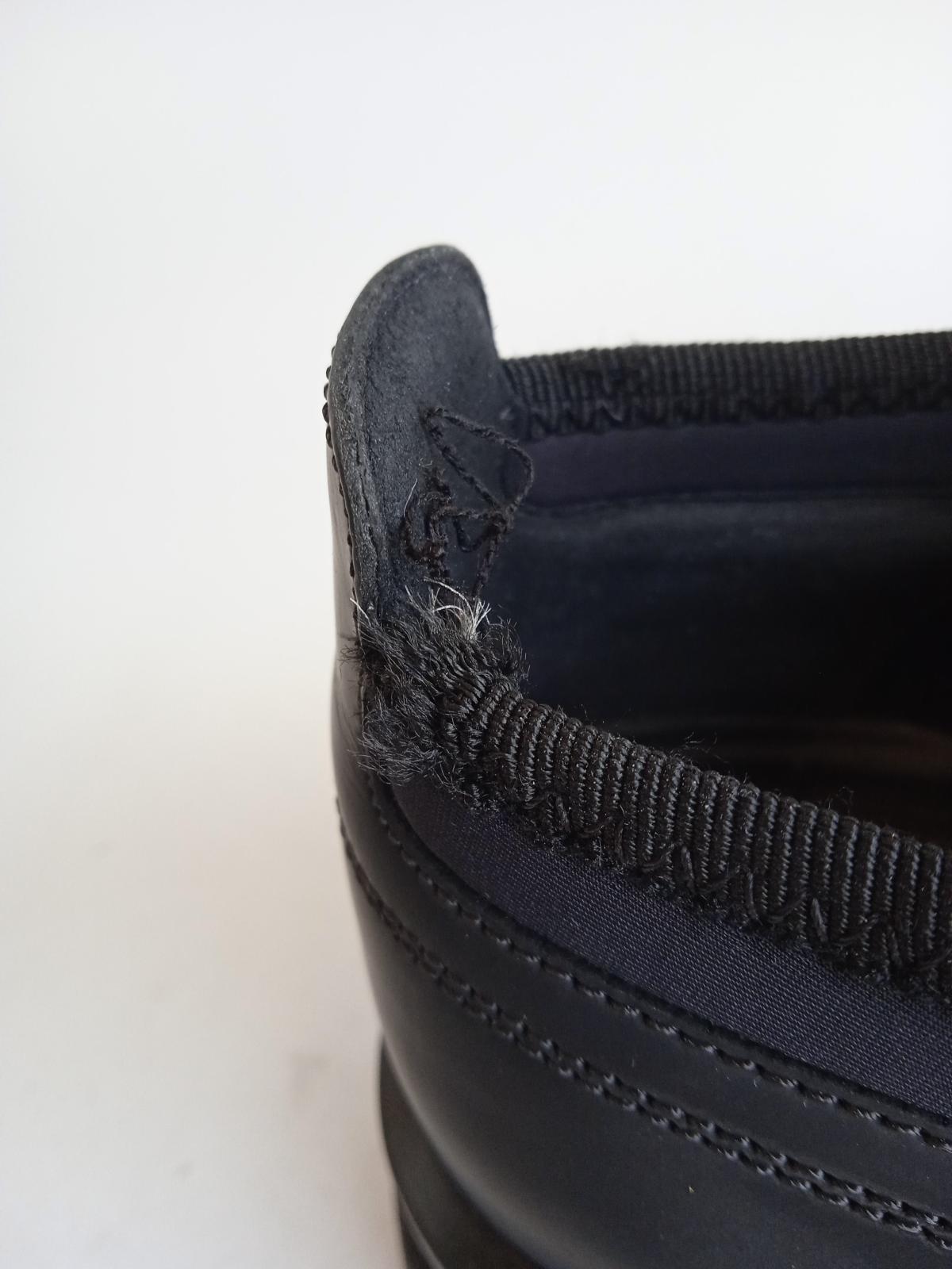 DOLCE & GABBANA Men's Black Leather & Textile Lace-Up Brogue Shoes UK6 NEW