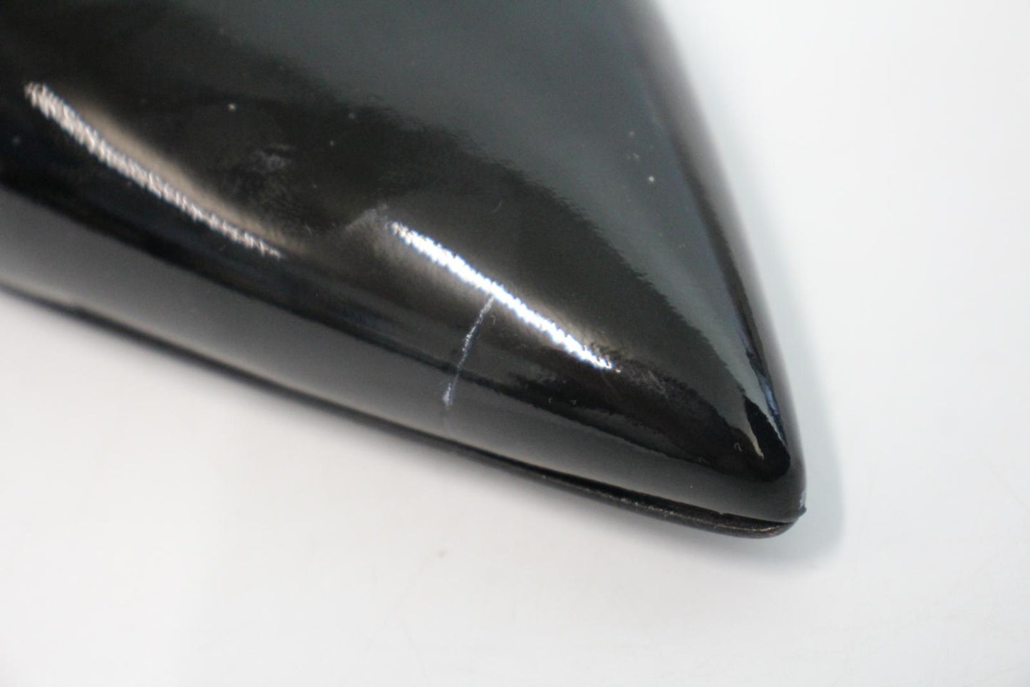 PRADA Ladies Black Patent Leather Pointed Toe Slingback Pumps EU37 UK4 NEW