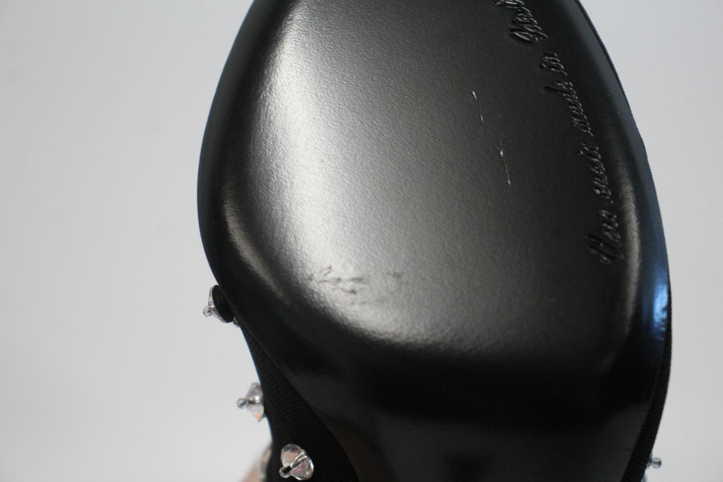 DOLCE & GABBNA Ladies Black Tulle Crystal Coco Bootie Pumps Shoes EU39 UK6 NEW