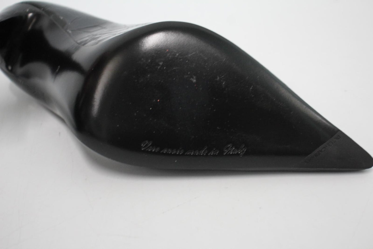 DOLCE & GABBANA Ladies Black Croc Print Patent Leather Pumps Shoes EU38 UK5 NEW