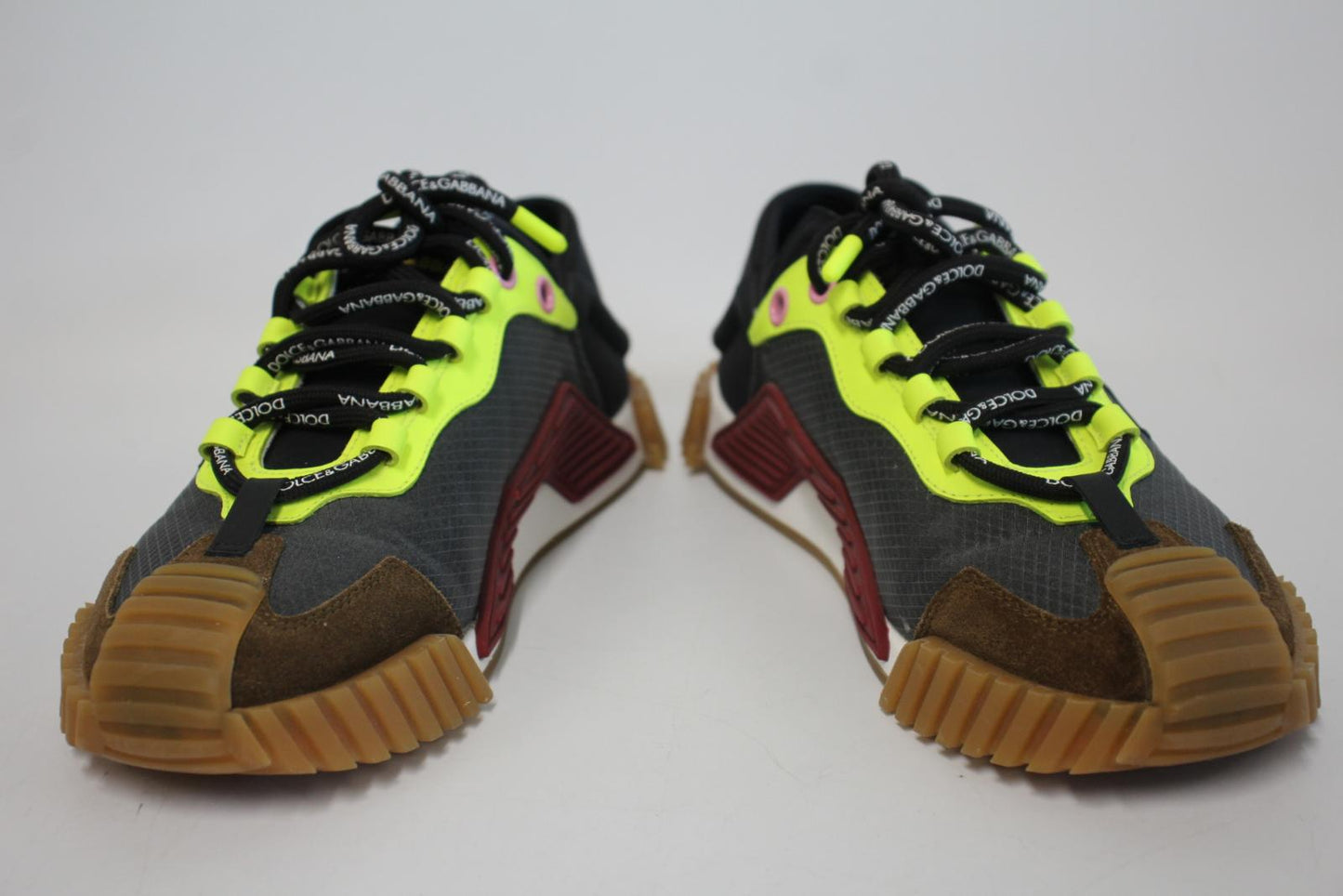 DOLCE & GABBANA Men's Multicoloured Low-Top CS1768 Sneakers EU42 UK9 NEW