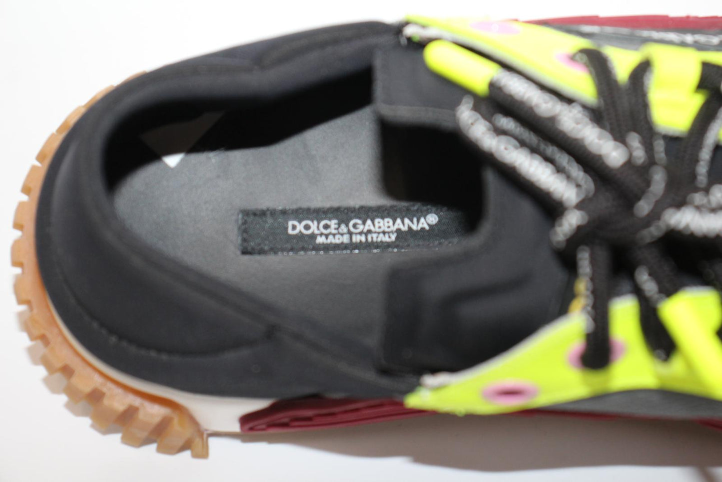 DOLCE & GABBANA Men's Multicoloured Low-Top CS1768 Sneakers EU42 UK9 NEW
