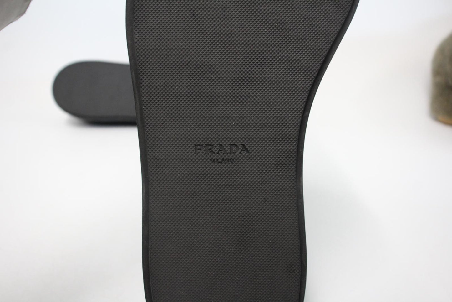 PRADA Men's 2EE311 Black Leather Raised Sole Lace-Up Formal Shoes UK10 NEW