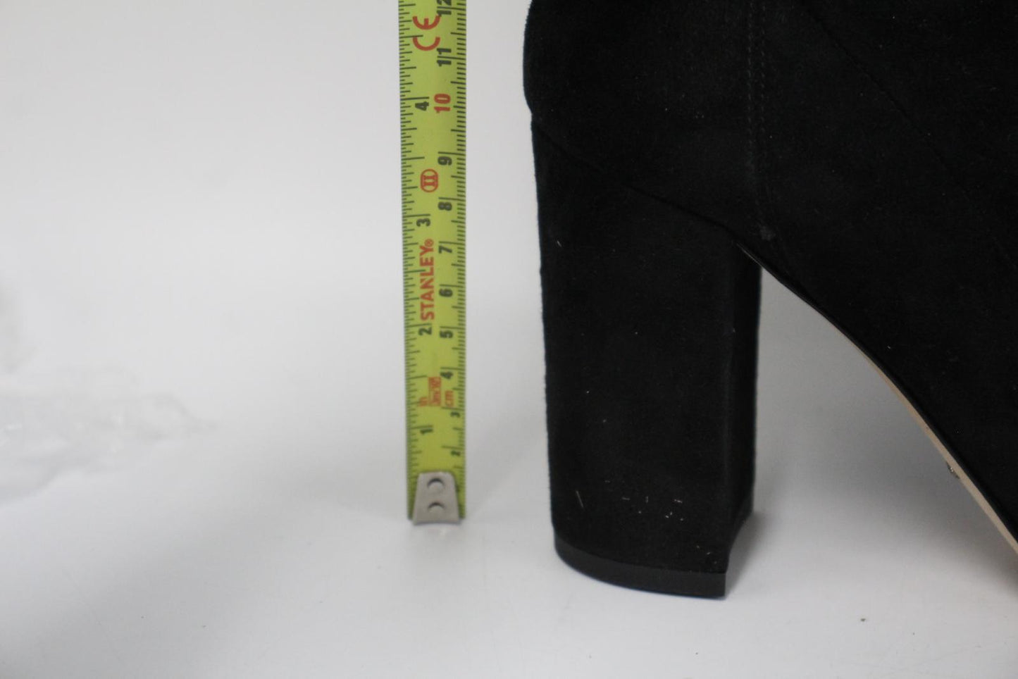 DOLCE & GABBANA Ladies Suede Pull-On Thigh High Block Heel Boots EU37 UK4 NEW