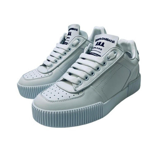 DOLCE & GABBANA Classic White Ladies Pumps Sneaker Trainer UK 3 NEW