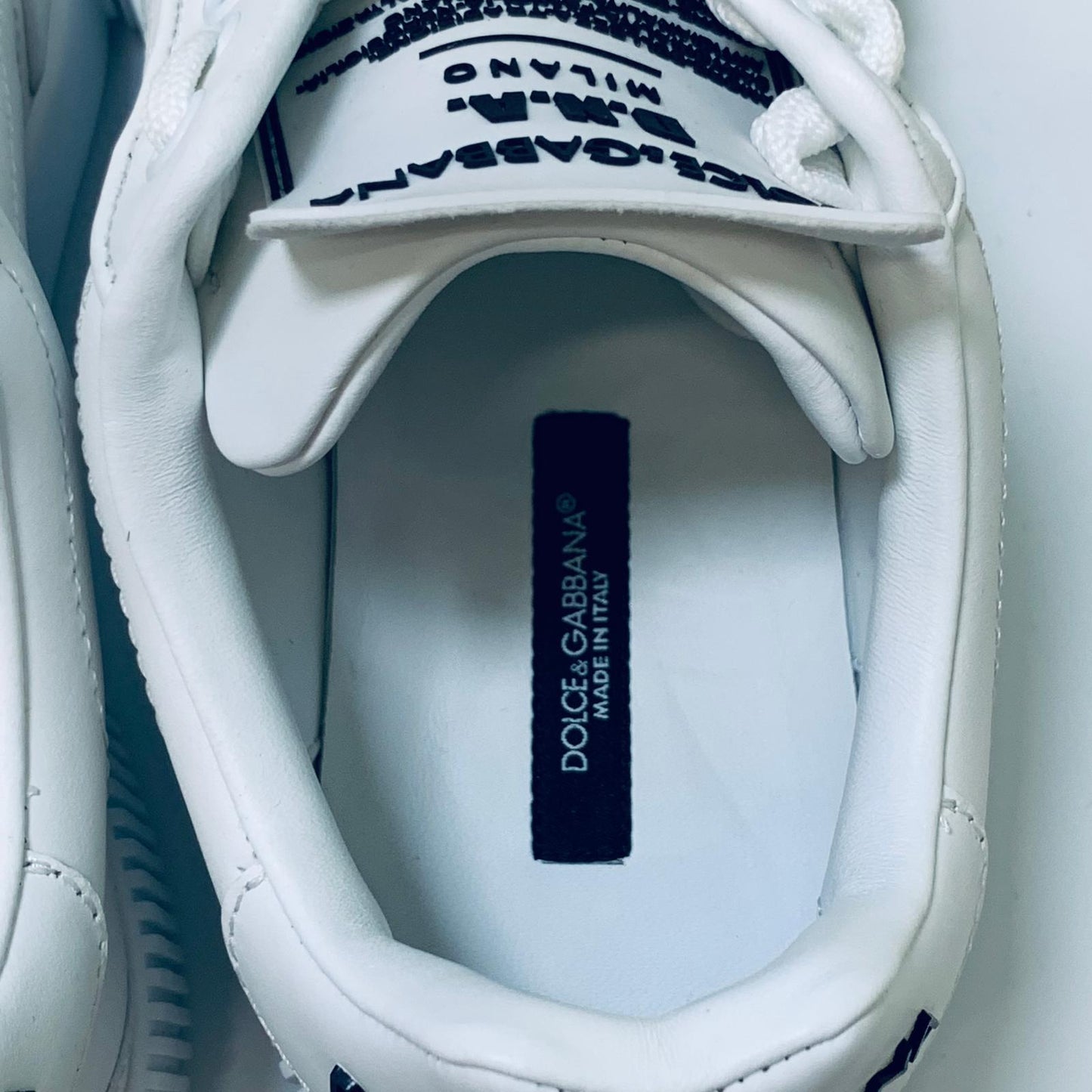 DOLCE & GABBANA Classic White Ladies Pumps Sneaker Trainer UK 3 NEW