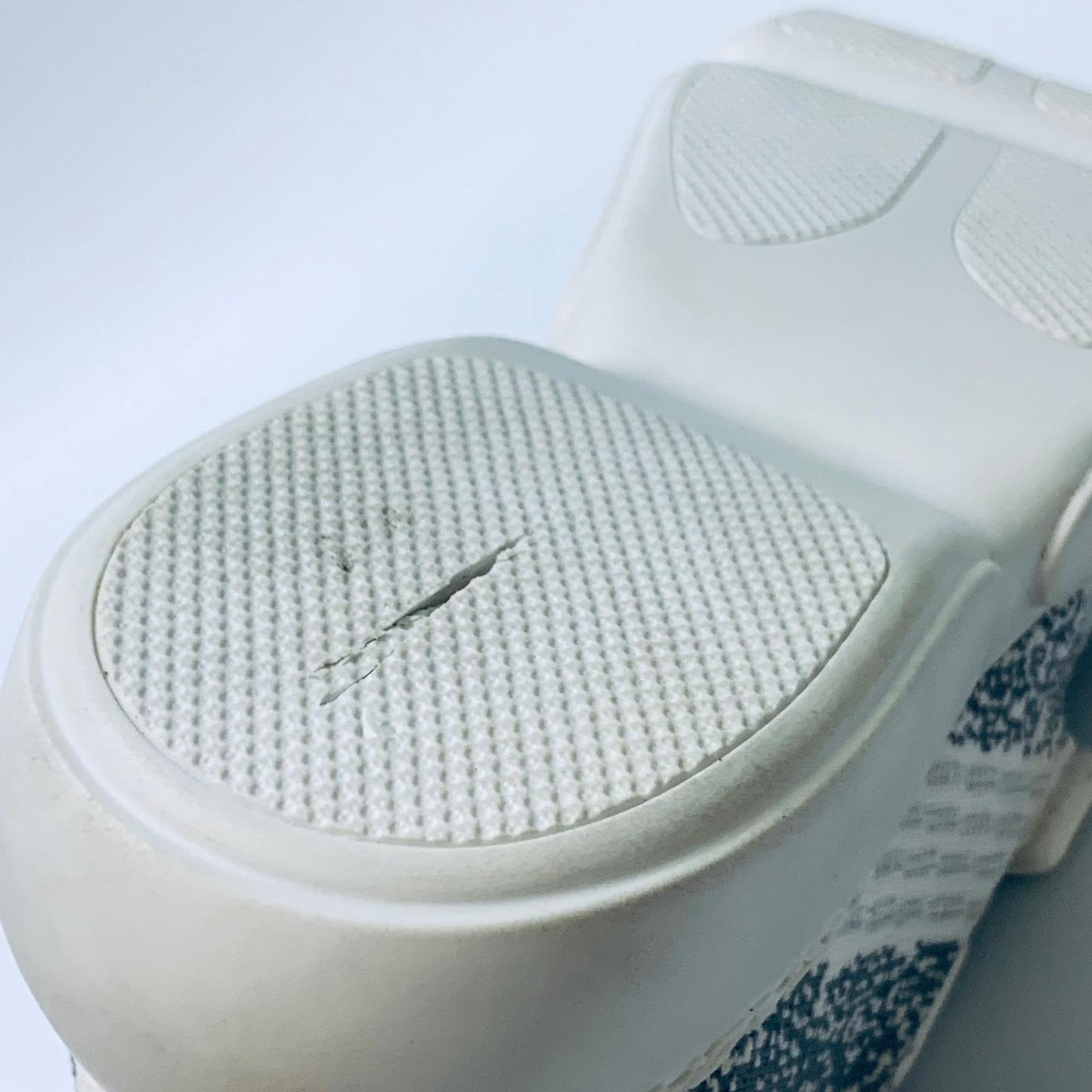 PRADA White Ladies Slip On Blue Knit Upper Sneaker Trainer Size UK 4.5 NEW