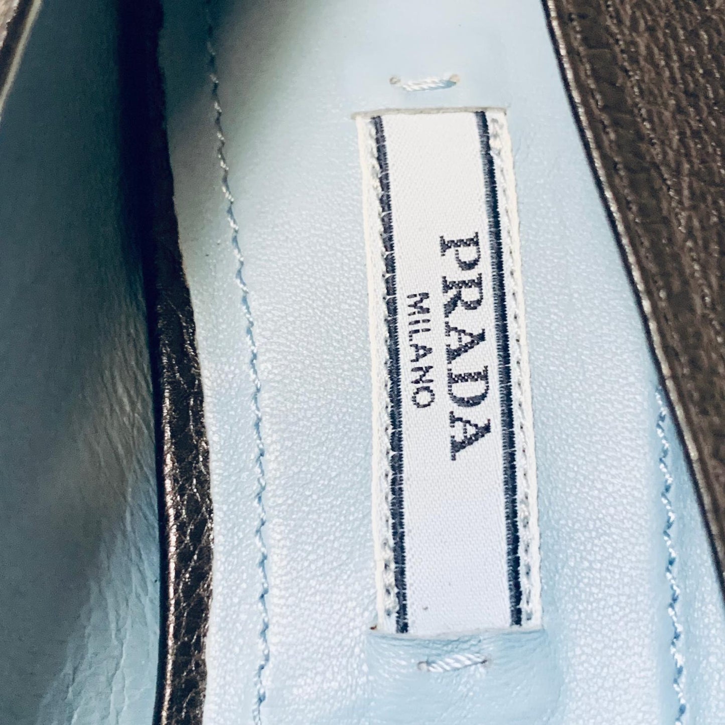 PRADA Black Ladies Classic Slip On Leather Flat Loafers Shoes UK 3.5 NEW