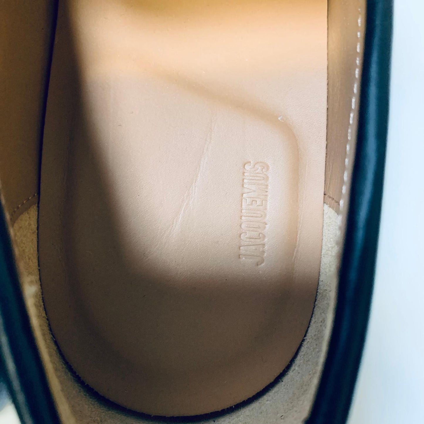 JACQUEMUS Black Men's Slip On Chunky Loafer Dress Shoe Size UK 9 NEW