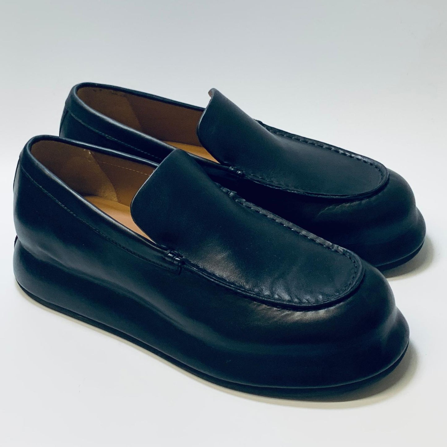 JACQUEMUS Black Men's Slip On Chunky Loafer Dress Shoe Size UK 9 NEW