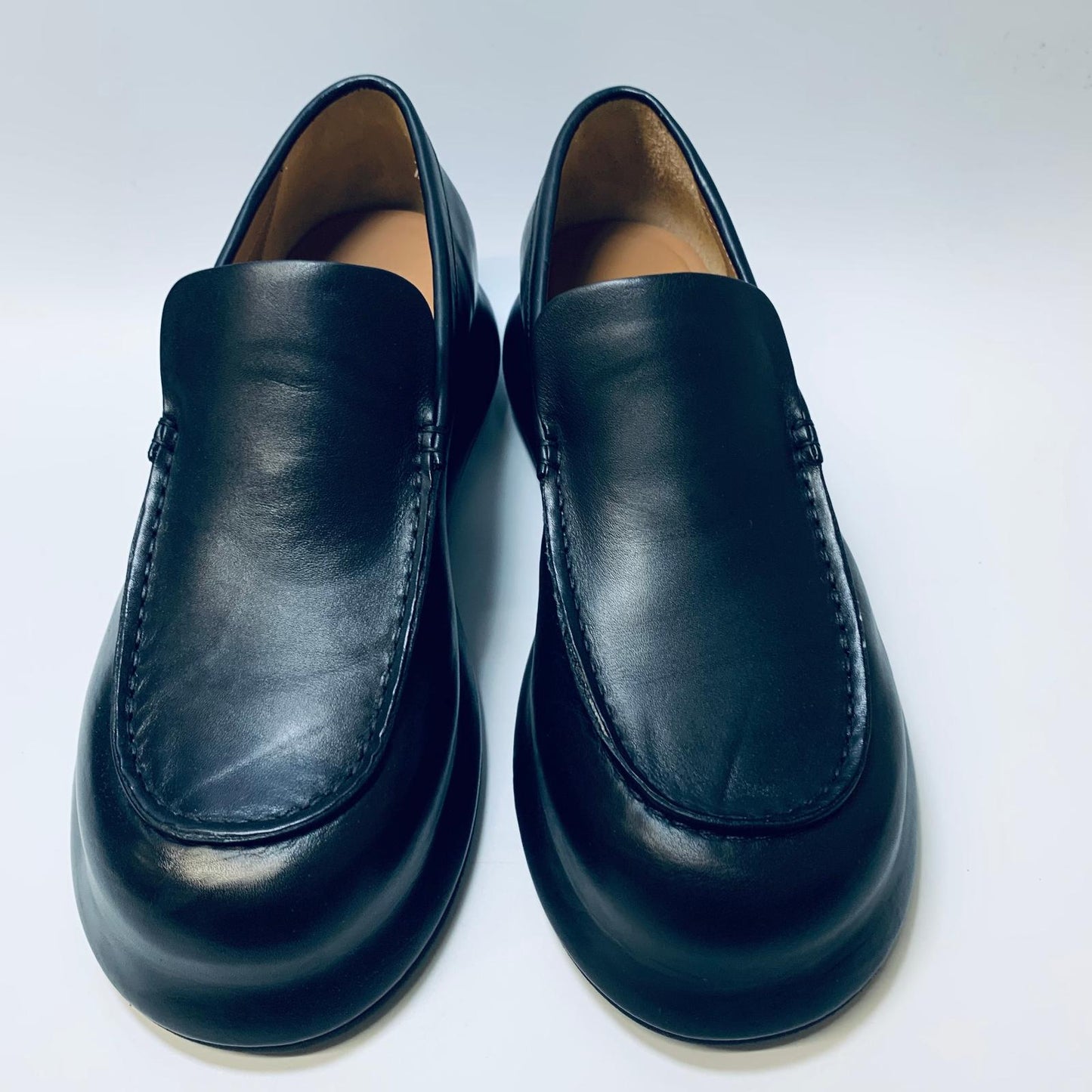 JACQUEMUS Black Men's Slip On Chunky Loafer Dress Shoe Size UK 9 NEW