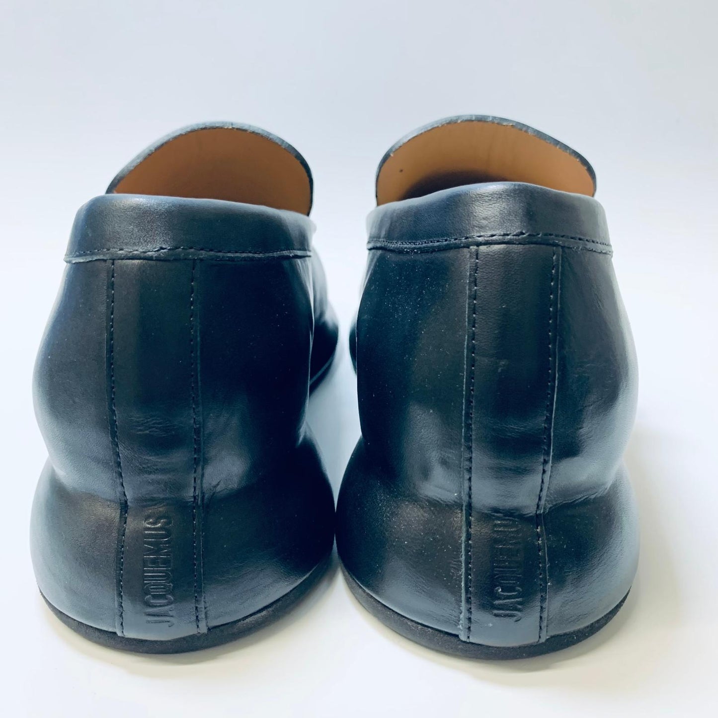 JACQUEMUS Black Men's Slip On Chunky Loafer Dress Shoe Size UK 9 NEW