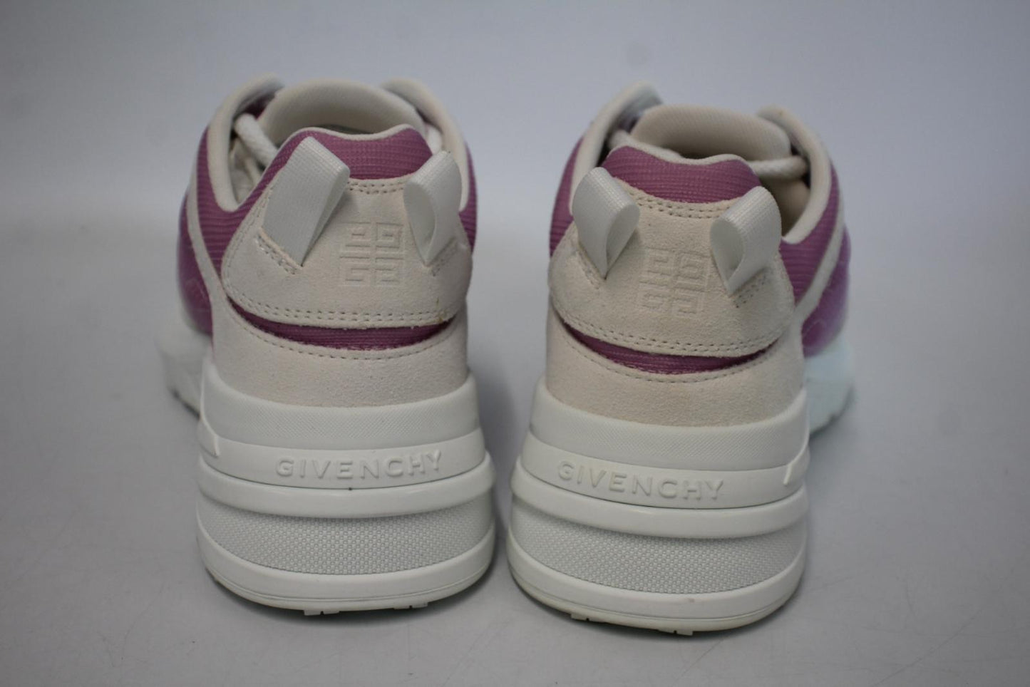 GIVENCHY Ladies White & Pink Giv 1 Light Low Top Sneakers EU38 UK5 NEW