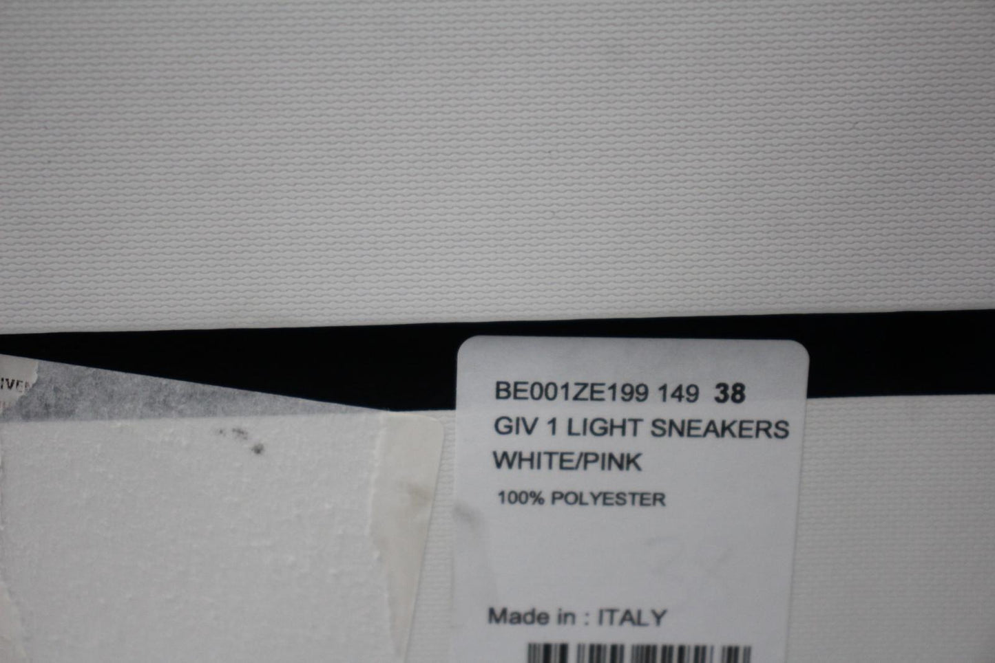 GIVENCHY Ladies White & Pink Giv 1 Light Low Top Sneakers EU38 UK5 NEW