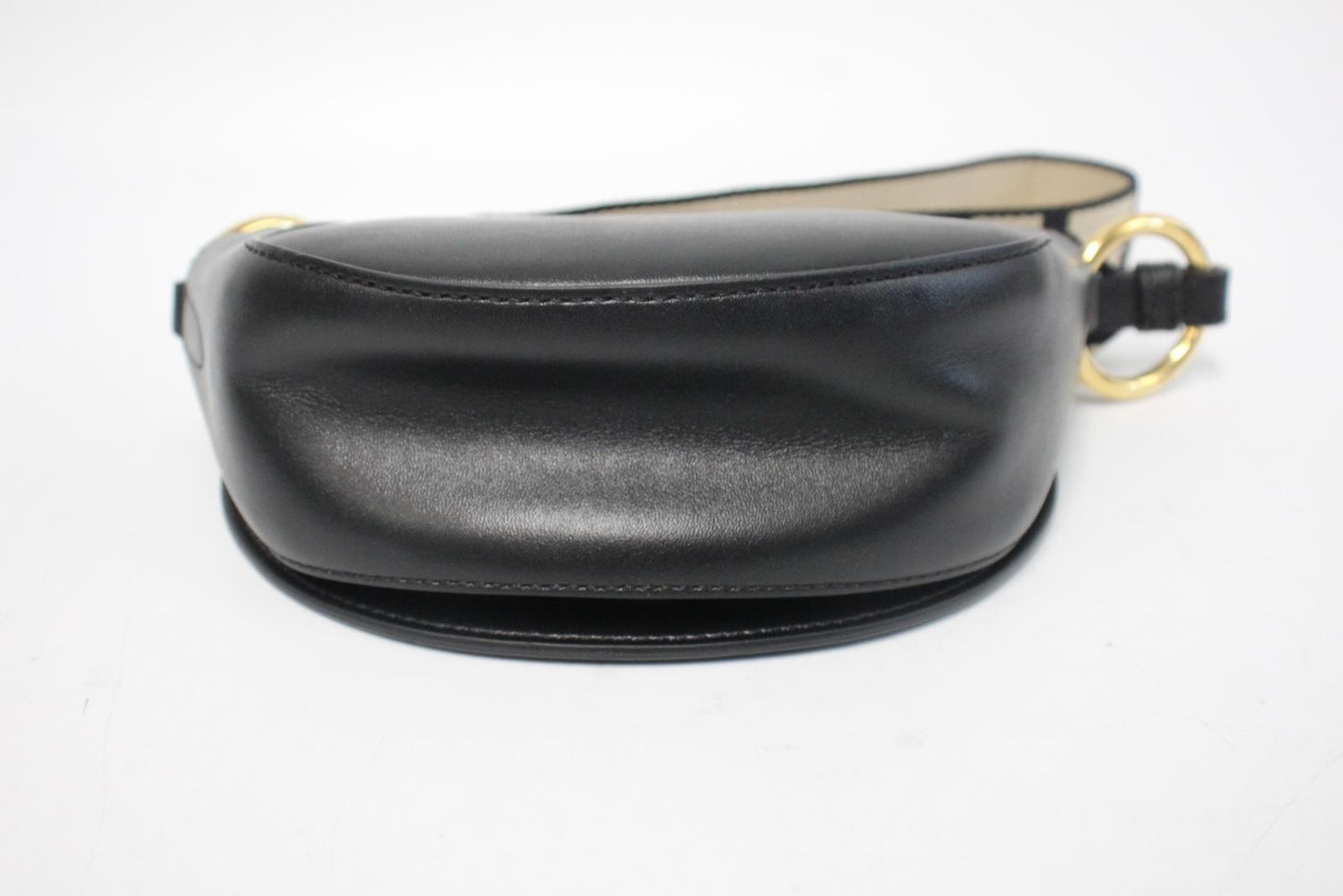 STELLA MCCARTNEY Ladies Black Eco Faux Leather Flap Front Mini Shoulder Bag NEW