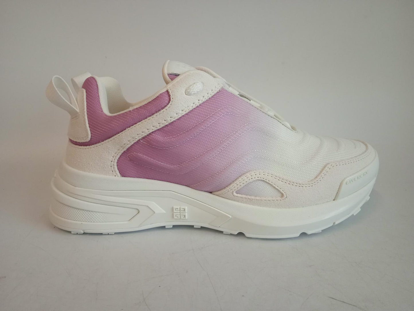 GIVENCHY Ladies White & Pink Canvas Giv 1 Low-Top Trainers Size FR39 UK5 NEW