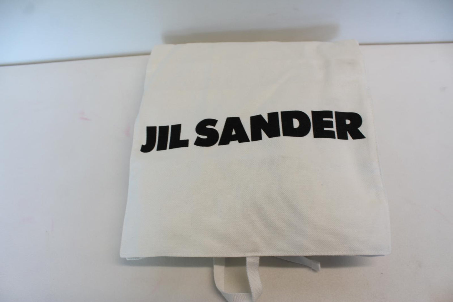 JIL SANDER Ladies Black Leather Magnetic Snap Small Tangle Crossbody Bag NEW