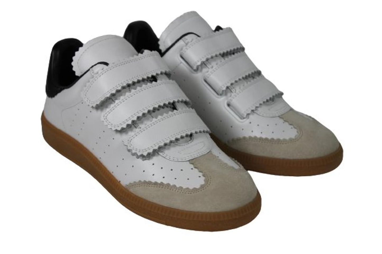 ISABEL MARANT Ladies White Leather Beth Low-Top Trainers EU36 UK3 BNIB