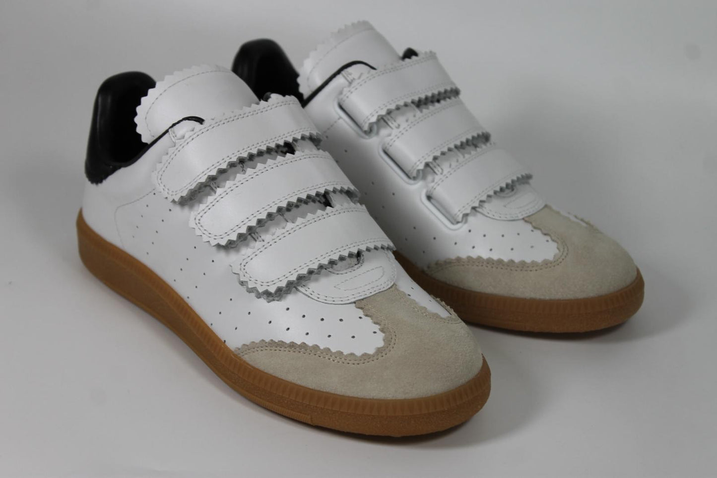 ISABEL MARANT Ladies White Leather Beth Low-Top Trainers EU36 UK3 BNIB