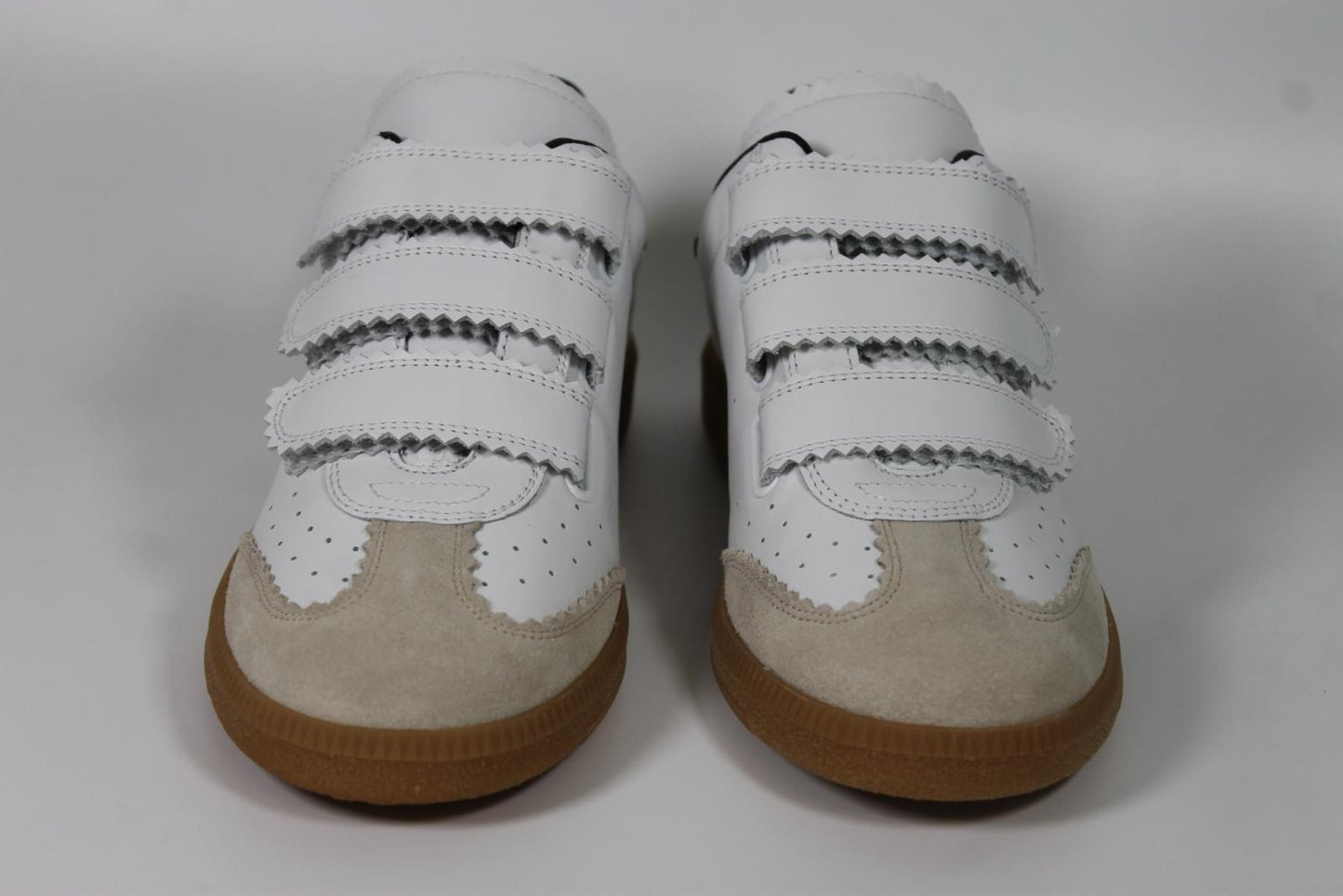 ISABEL MARANT Ladies White Leather Beth Low-Top Trainers EU36 UK3 BNIB
