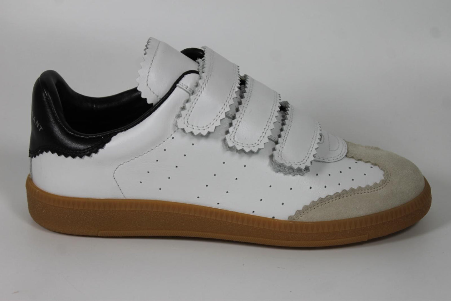 ISABEL MARANT Ladies White Leather Beth Low-Top Trainers EU36 UK3 BNIB