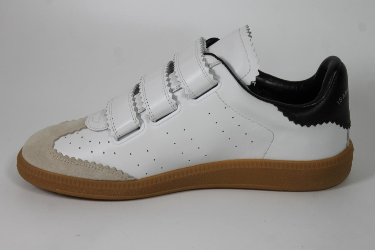 ISABEL MARANT Ladies White Leather Beth Low-Top Trainers EU36 UK3 BNIB