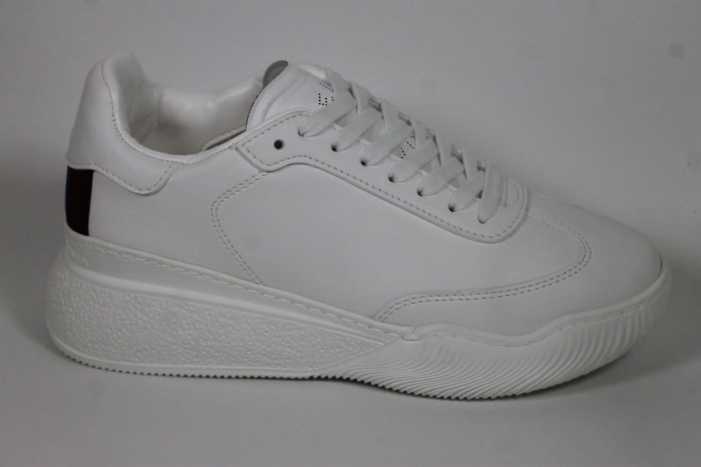 STELLA MCCARTNEY Ladies White Faux Leather Sneakers Trainers EU36 UK3 NEW