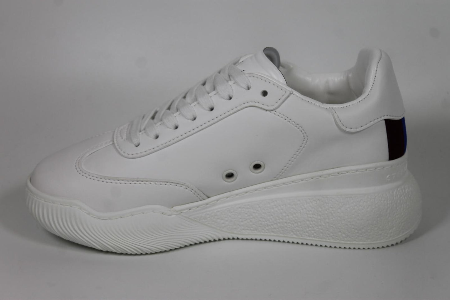 STELLA MCCARTNEY Ladies White Faux Leather Sneakers Trainers EU36 UK3 NEW
