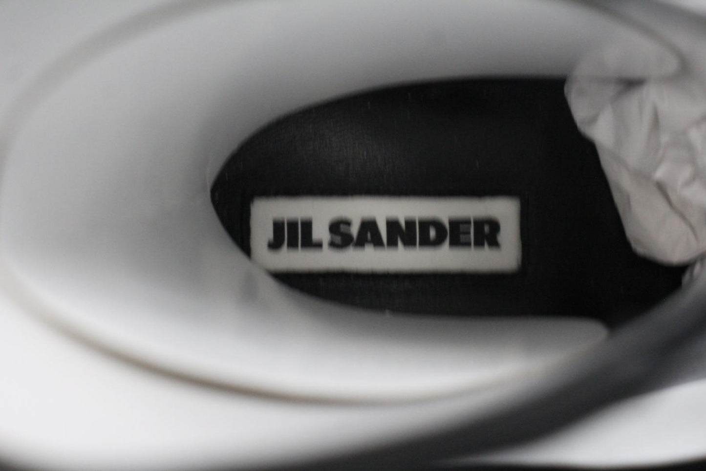 JIL SANDER Ladies Black Leather Chunky Heel Platform Sole Ankle Boots UK7 NEW