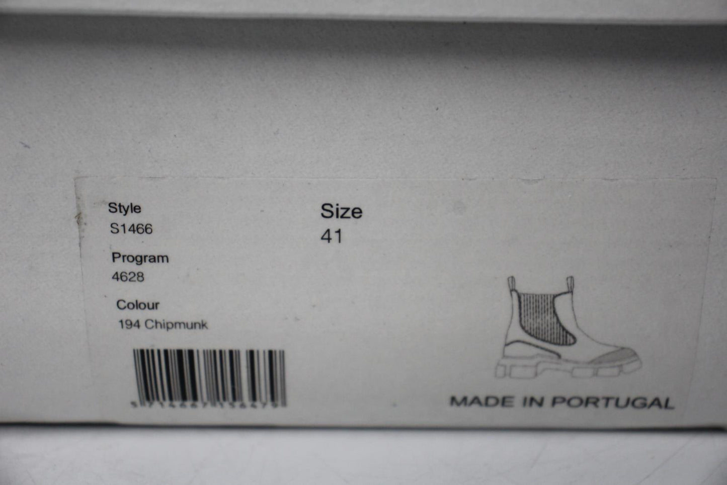 GANNI Ladies Tan Brown Flecked Recycled Rubber Chelsea Boots EU41 UK8 NEW