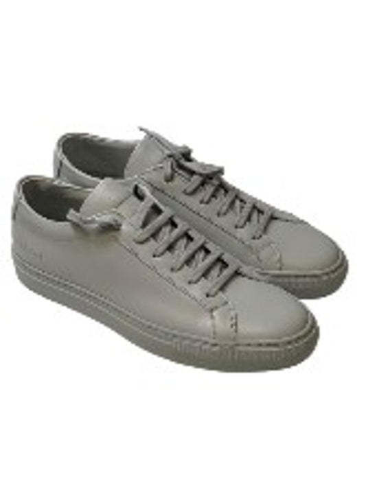 AXEL ARIGATO Grey Men's Achilles Low lace Classic Sneaker Trainer UK 6 NEW