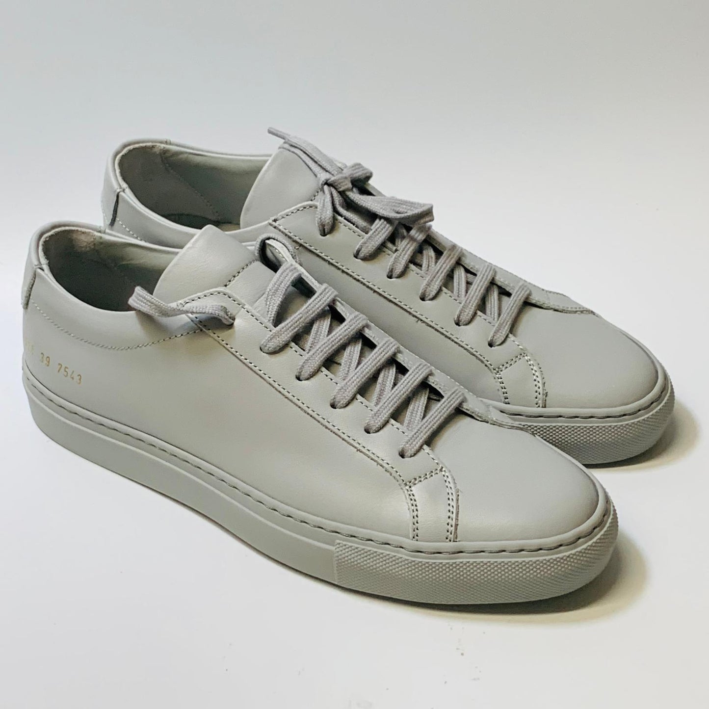 AXEL ARIGATO Grey Men's Achilles Low lace Classic Sneaker Trainer UK 6 NEW