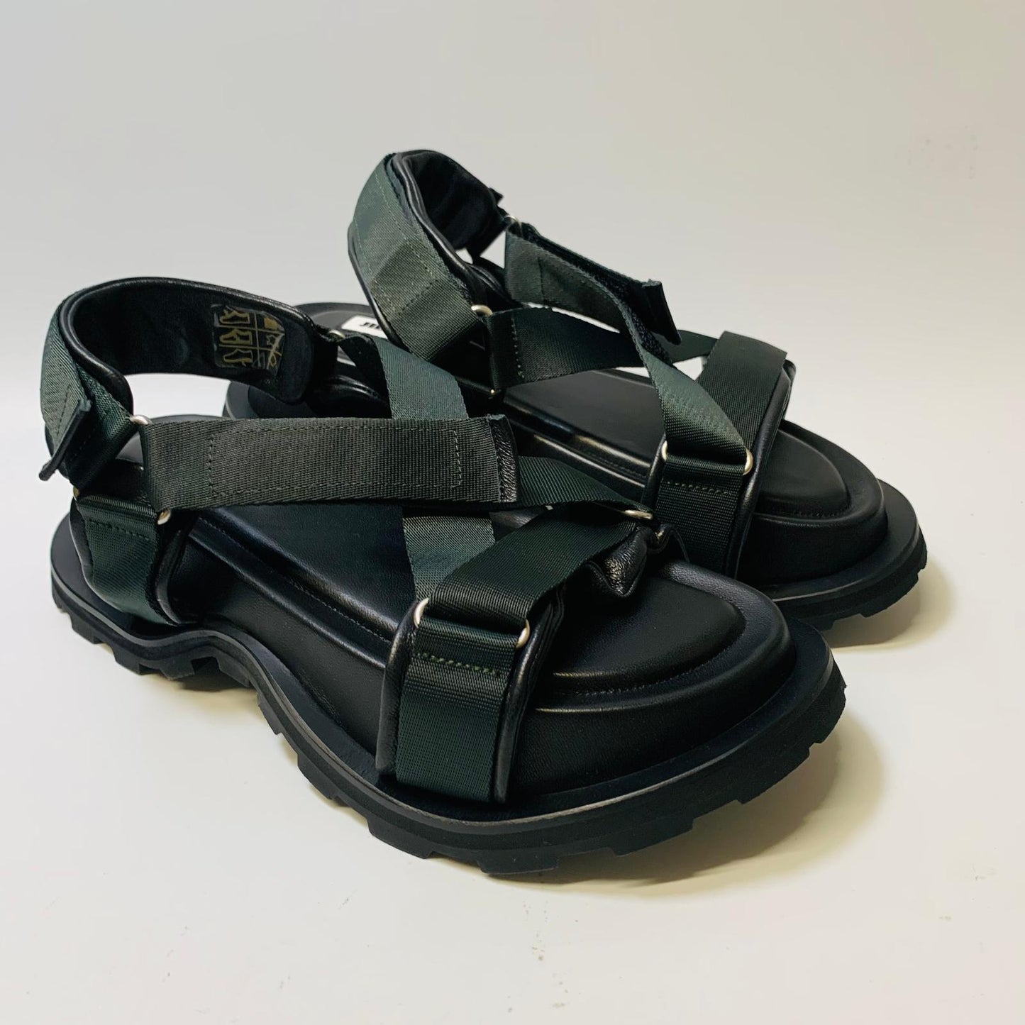 JIL SANDER Brown Ladies Chunky Sandal Trainer Sole Slip On Flat Size UK 4.5 NEW