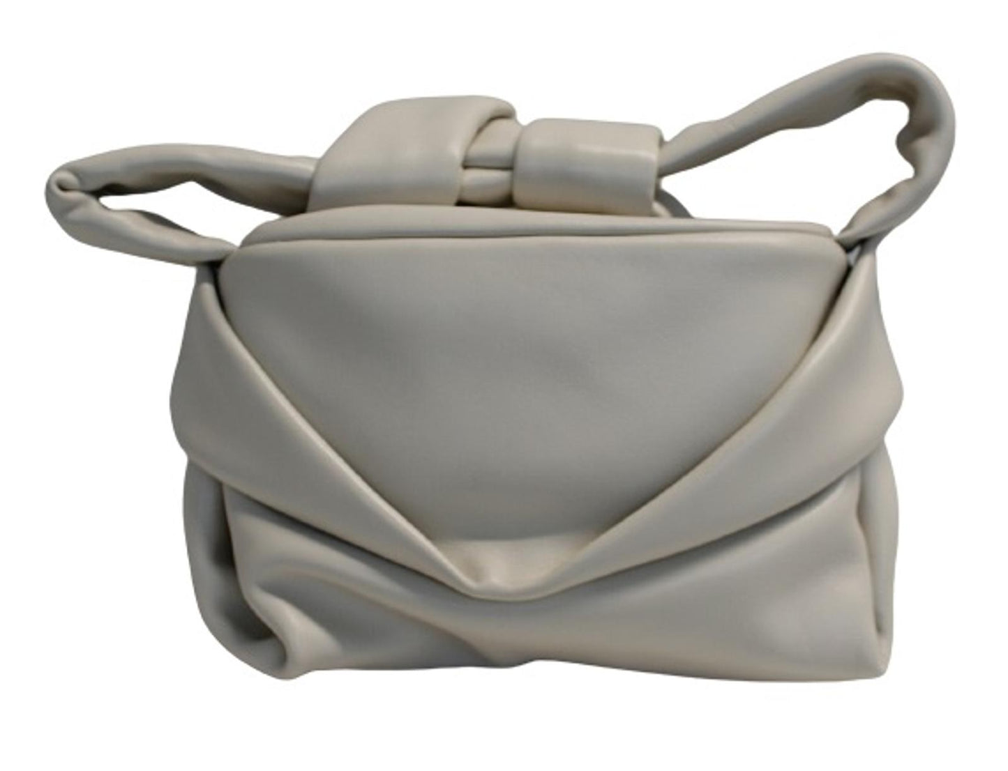 STAUD Ladies Kiss Leather Zip Adjustable Strap Shoulder Bag Cream Ivory NEW