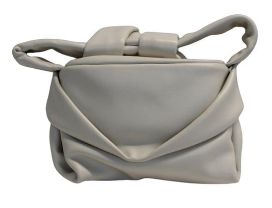 STAUD Ladies Kiss Leather Zip Adjustable Strap Shoulder Bag Cream Ivory NEW