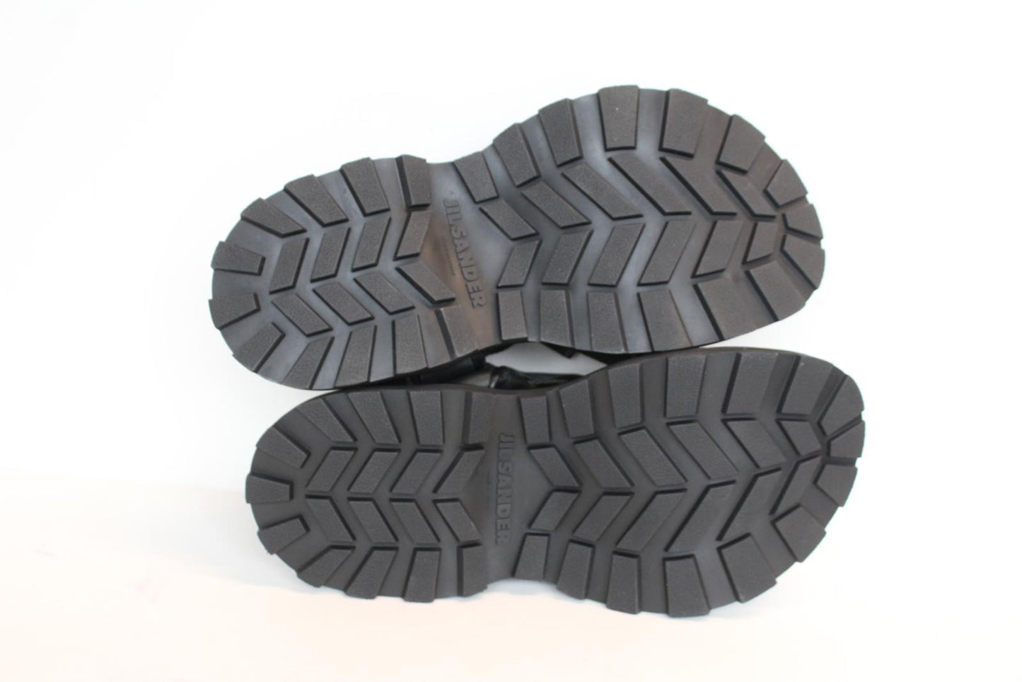 JIL SANDER Ladies Nylon Leather Chunky Hiking Sandals Black EU38 UK5 NEW