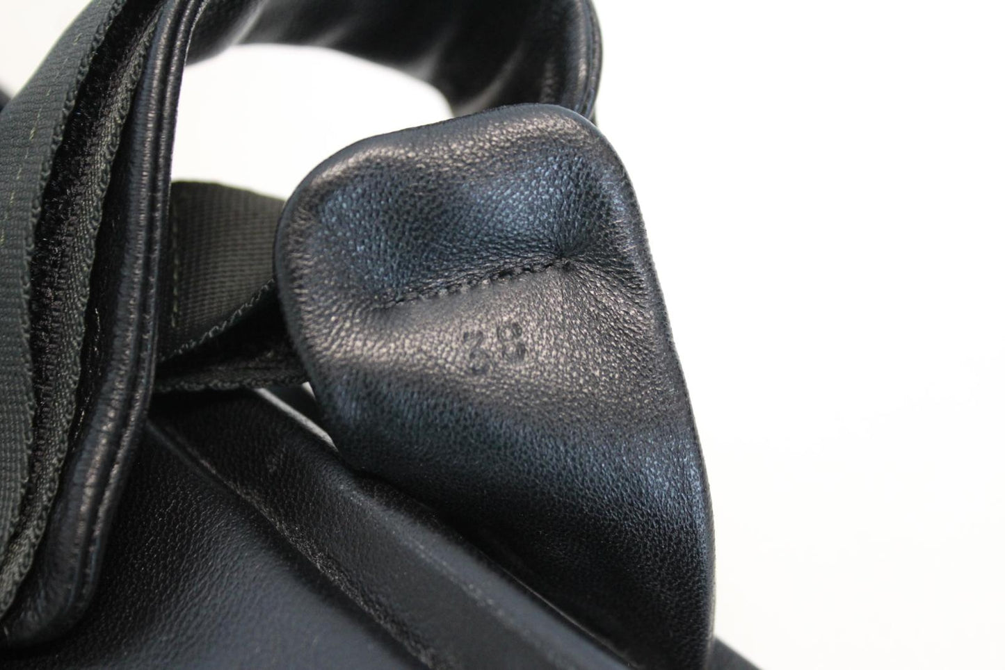 JIL SANDER Ladies Nylon Leather Chunky Hiking Sandals Black EU38 UK5 NEW