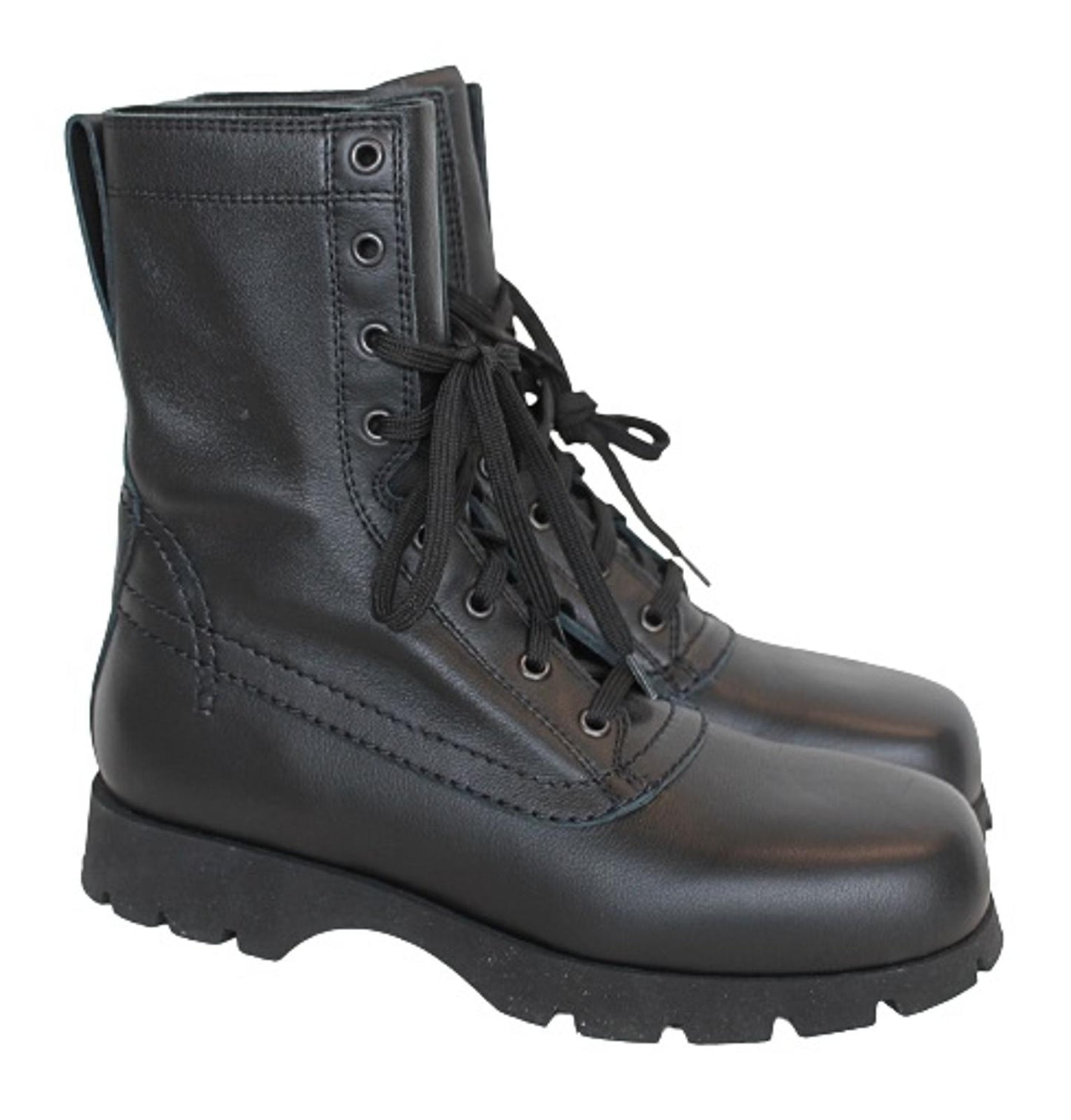 JIL SANDER Ladies Leather Combat High Ankle Boots Shoes Black EU40 UK7 NEW