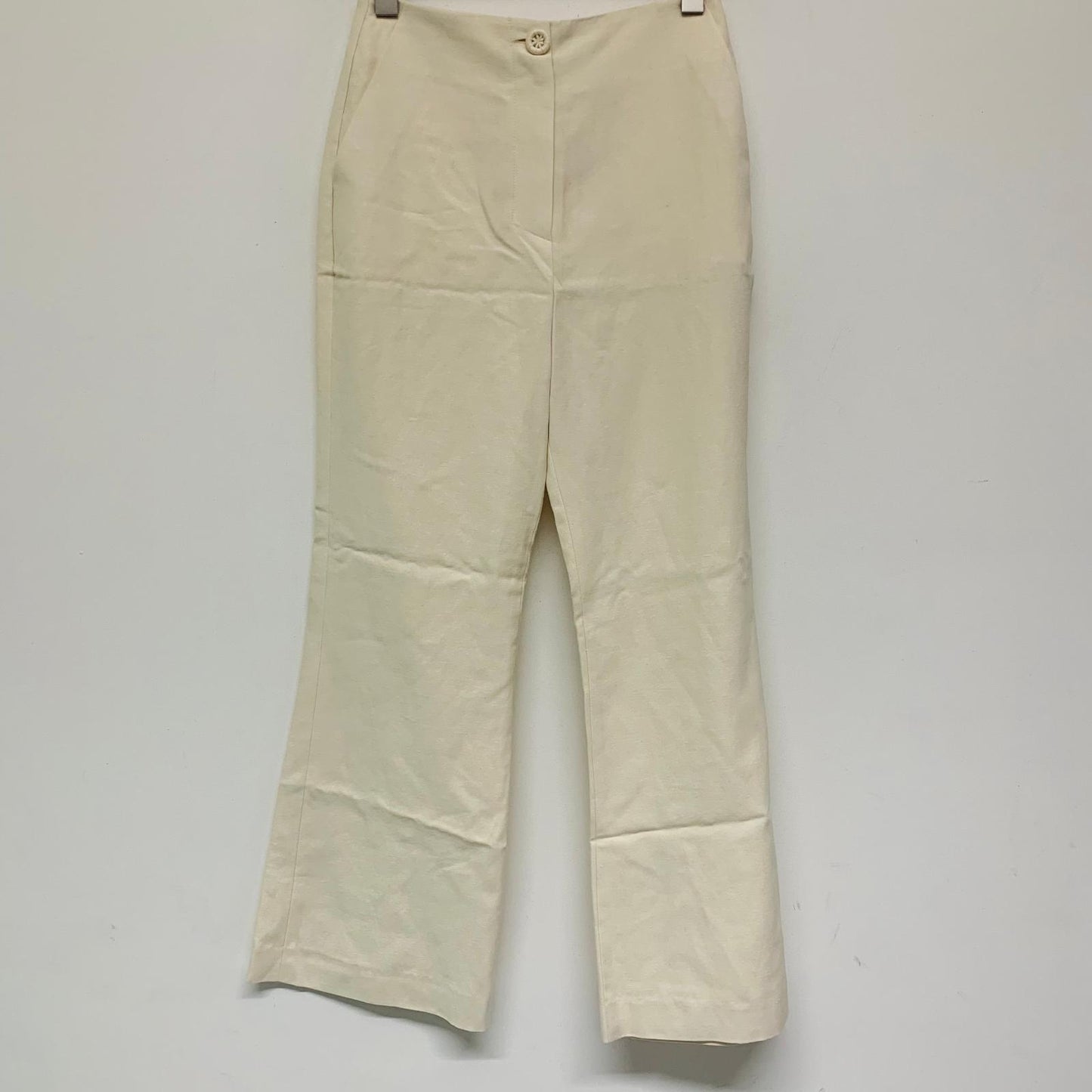 NANUSHKA Beige Ladies Dress Pants Trousers Classic Wide Leg UK XS NEW