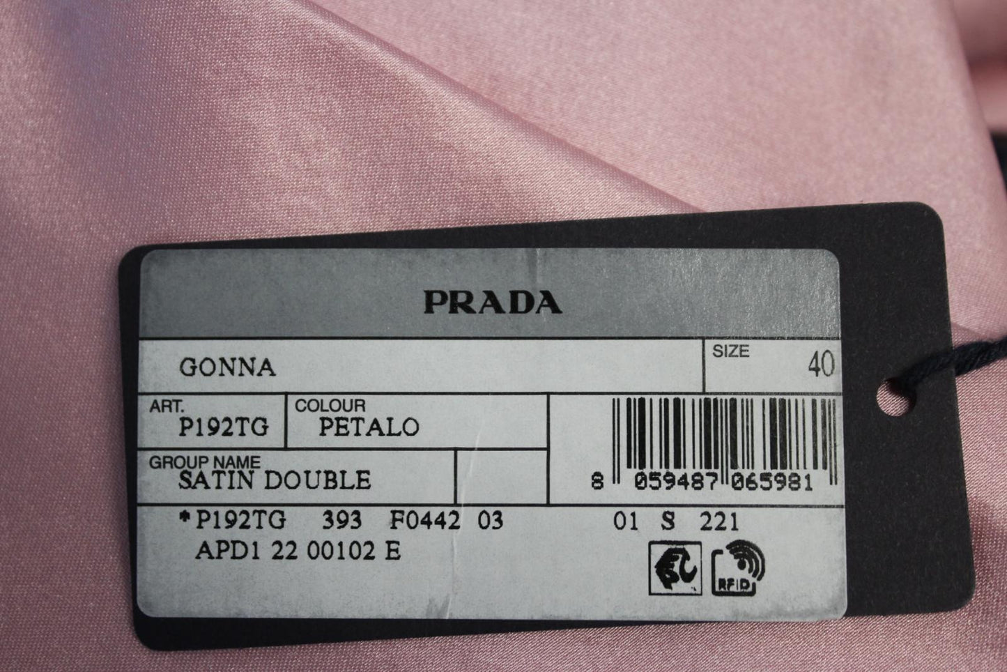 PRADA Ladies Pink Silk Satin Drape Train Side Zip Mini Skirt IT40 UK8 NEW