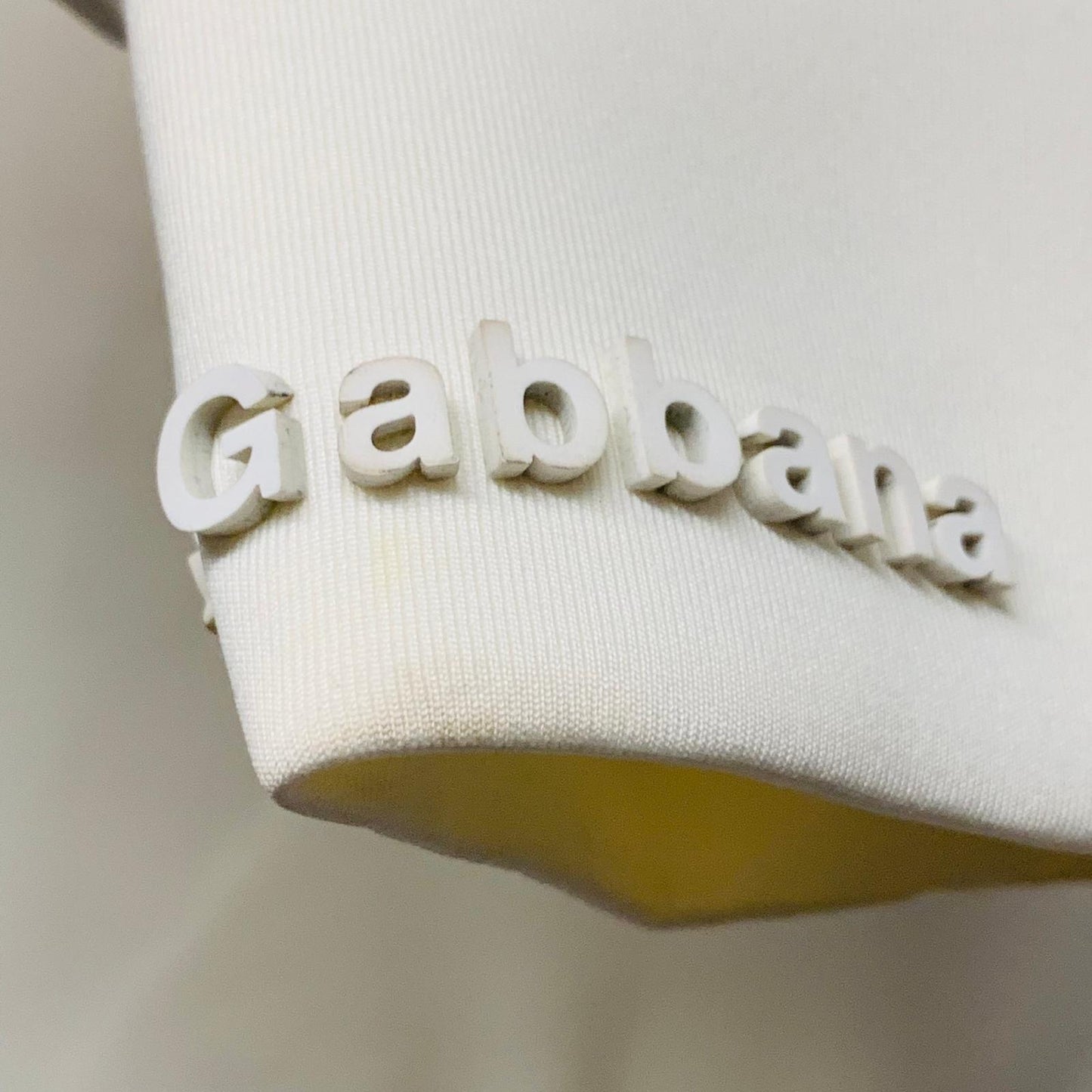 DOLCE & GABBANA Men's White DG Letter Soft Touch Jumper Pullover M NEW