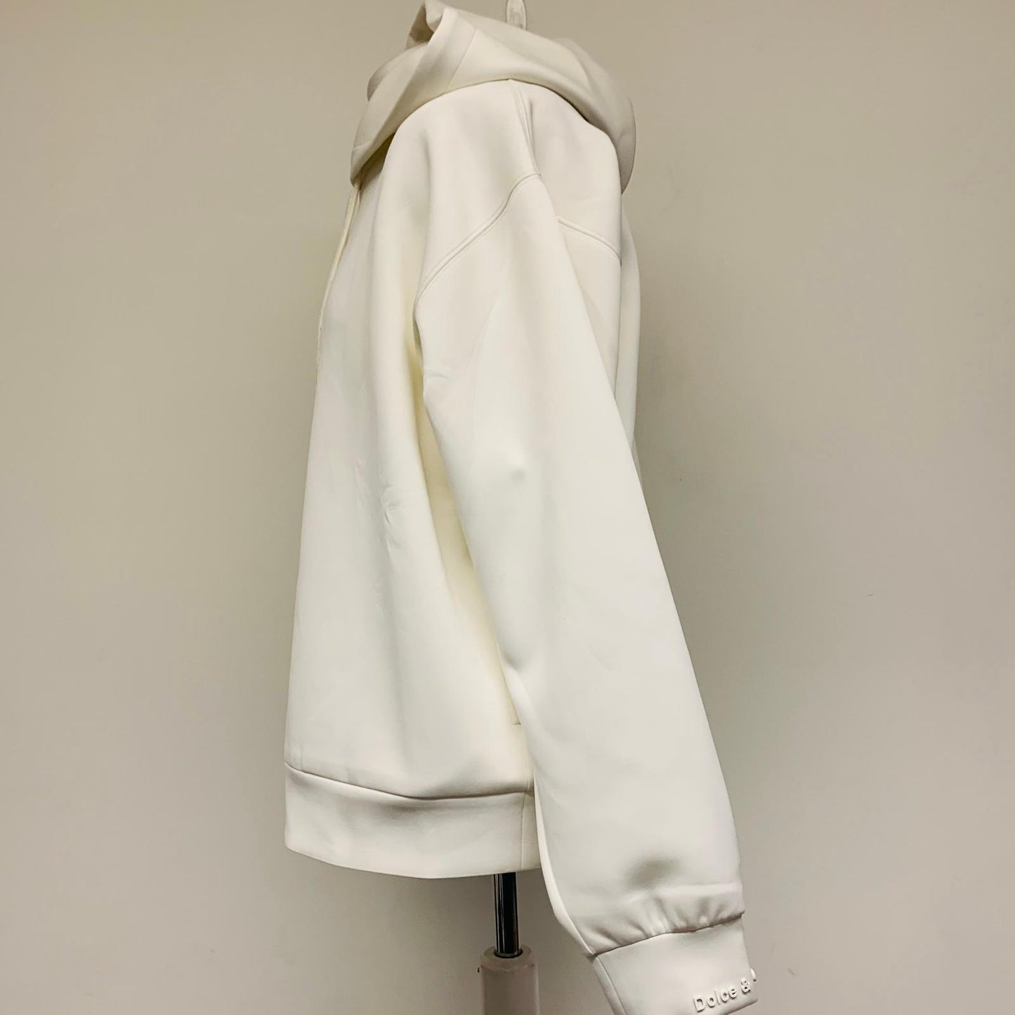 DOLCE & GABBANA Men's White DG Letter Soft Touch Jumper Pullover M NEW