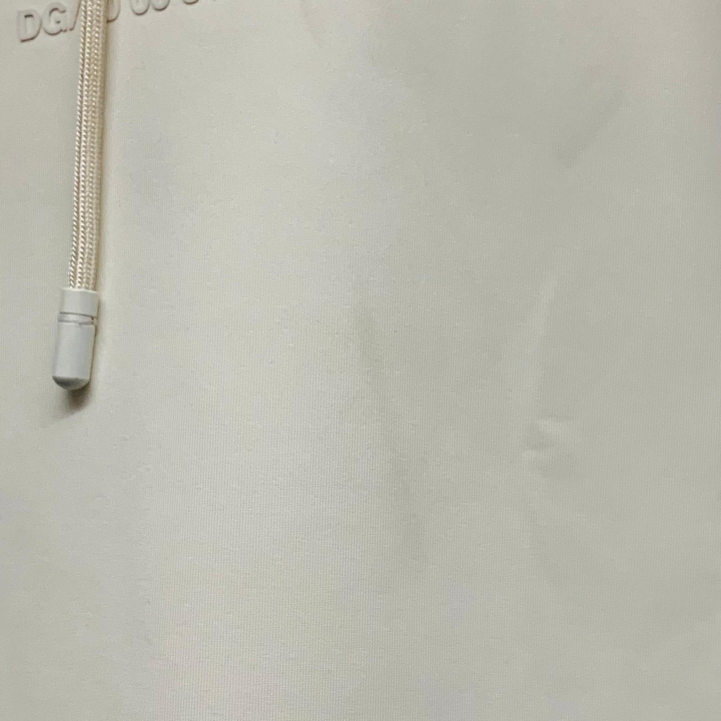 DOLCE & GABBANA Men's White DG Letter Soft Touch Jumper Pullover M NEW