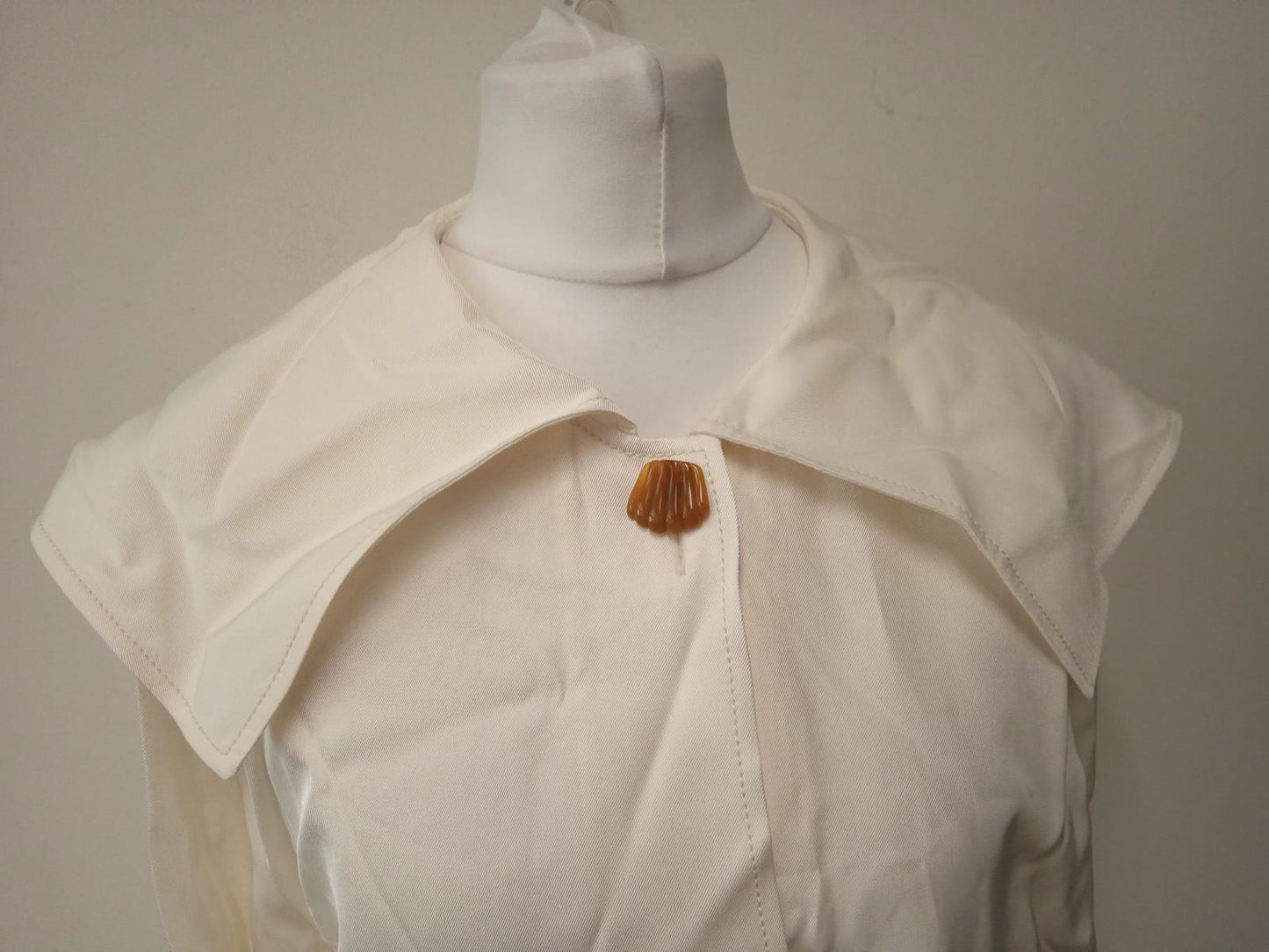 REJINA PYO Ladies Off-White Twill Long Sleeve Oversized Eden Shirts Size S NEW